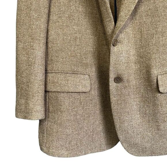 Tom James Wool Tweed Sports Coat 2 Button Blazer Jacket - Picture 3 of 10